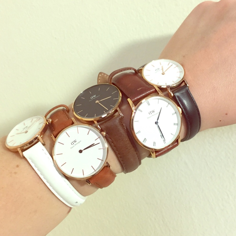Lot of Daniel Wellington watches, former display